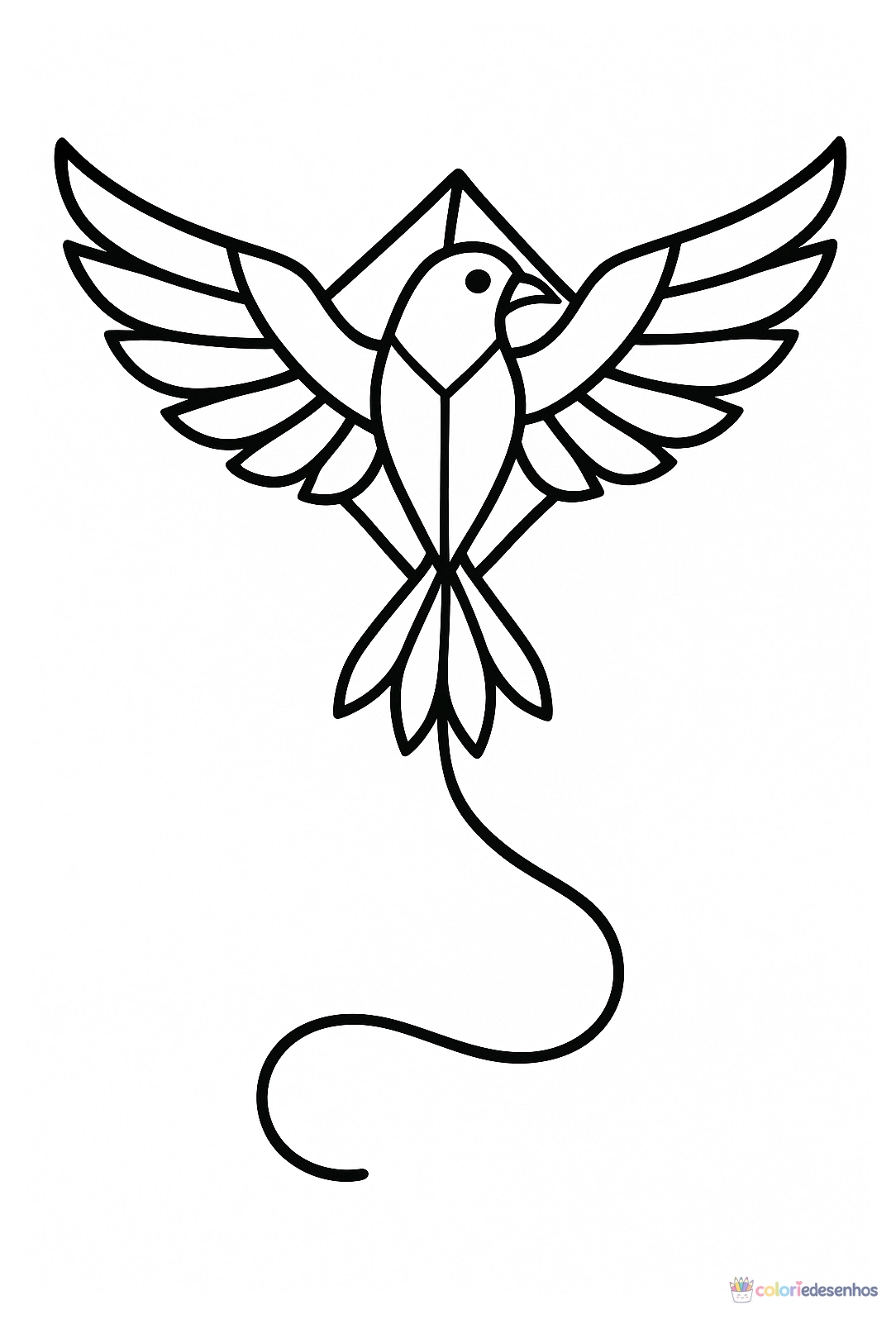 Pipa para colorir