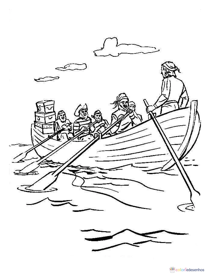 Piratas para colorir