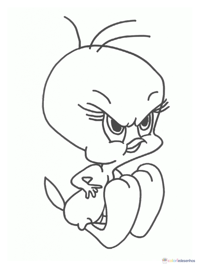 Desenhos de Piu-Piu para colorir