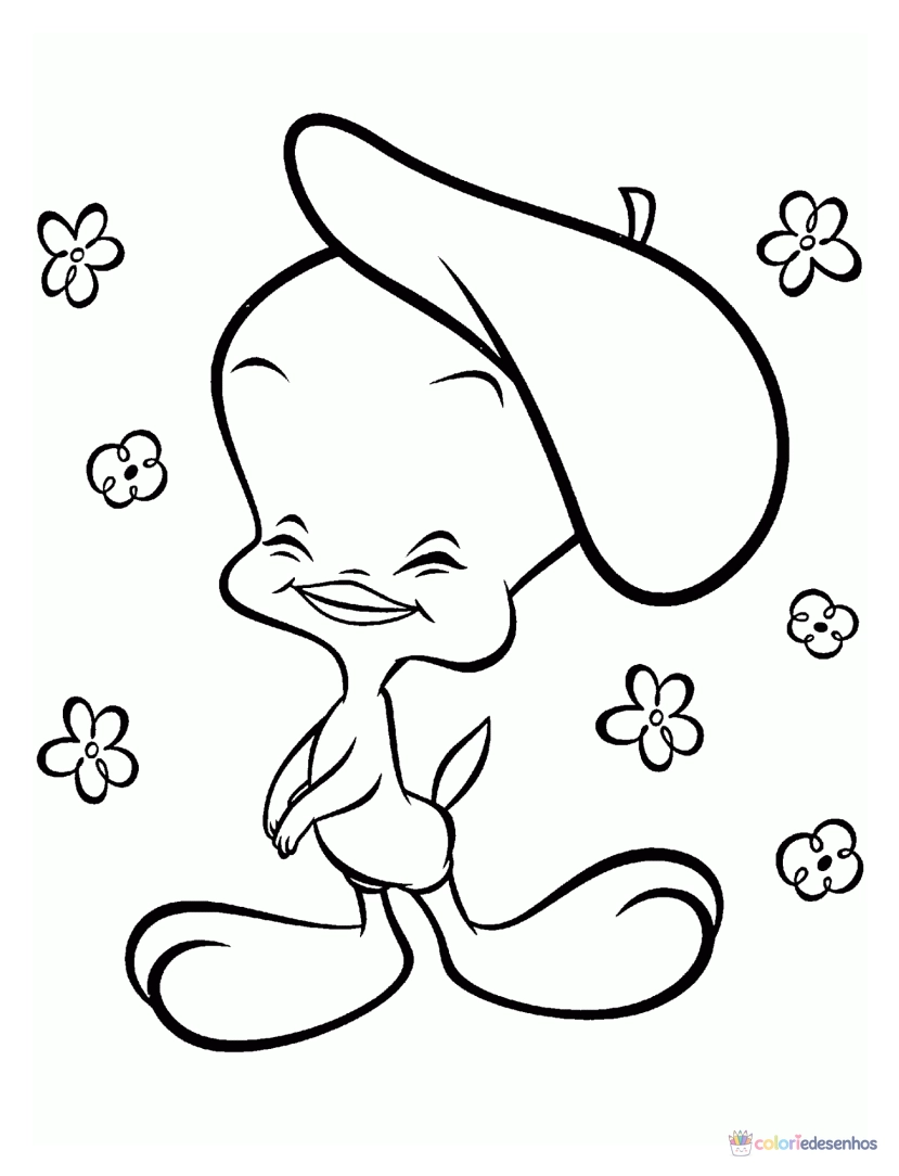 Piu-piu para colorir