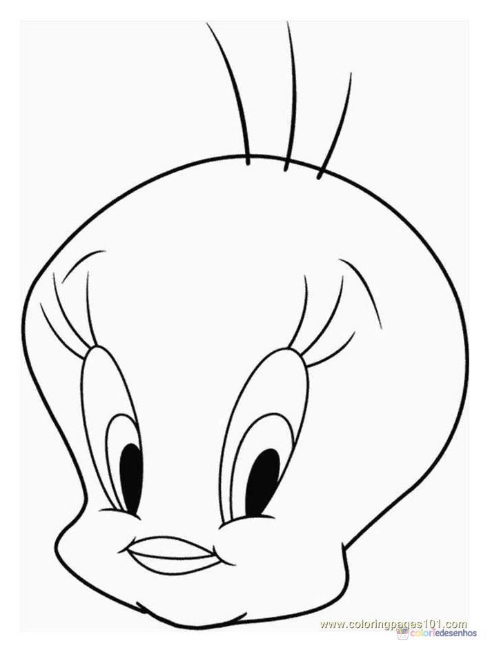 Piu-piu para colorir