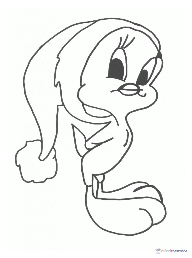 Piu-piu para colorir