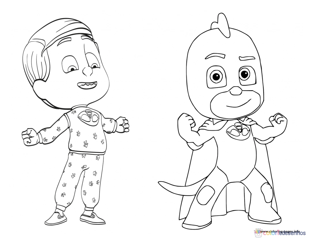 PJ Masks para colorir