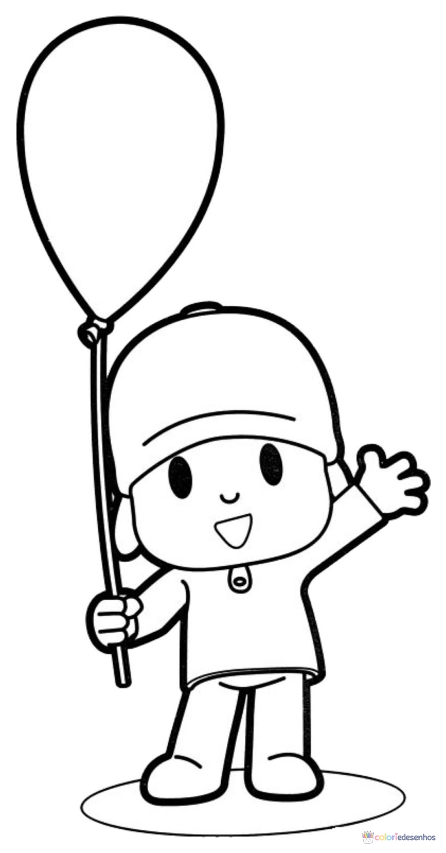 Pocoyo para colorir