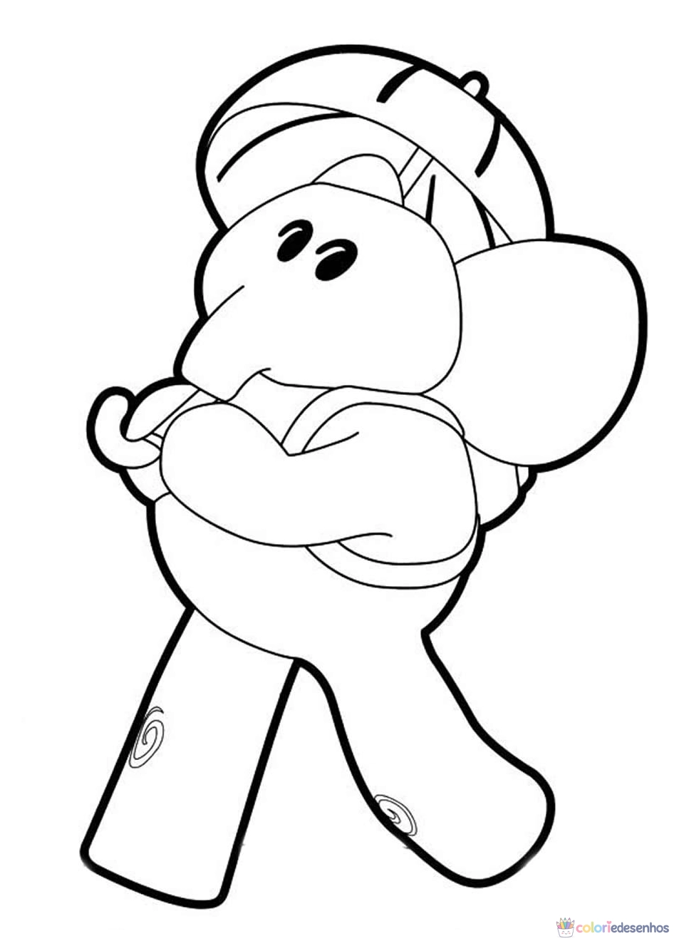 Pocoyo para colorir
