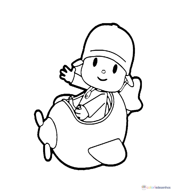 Pocoyo para colorir