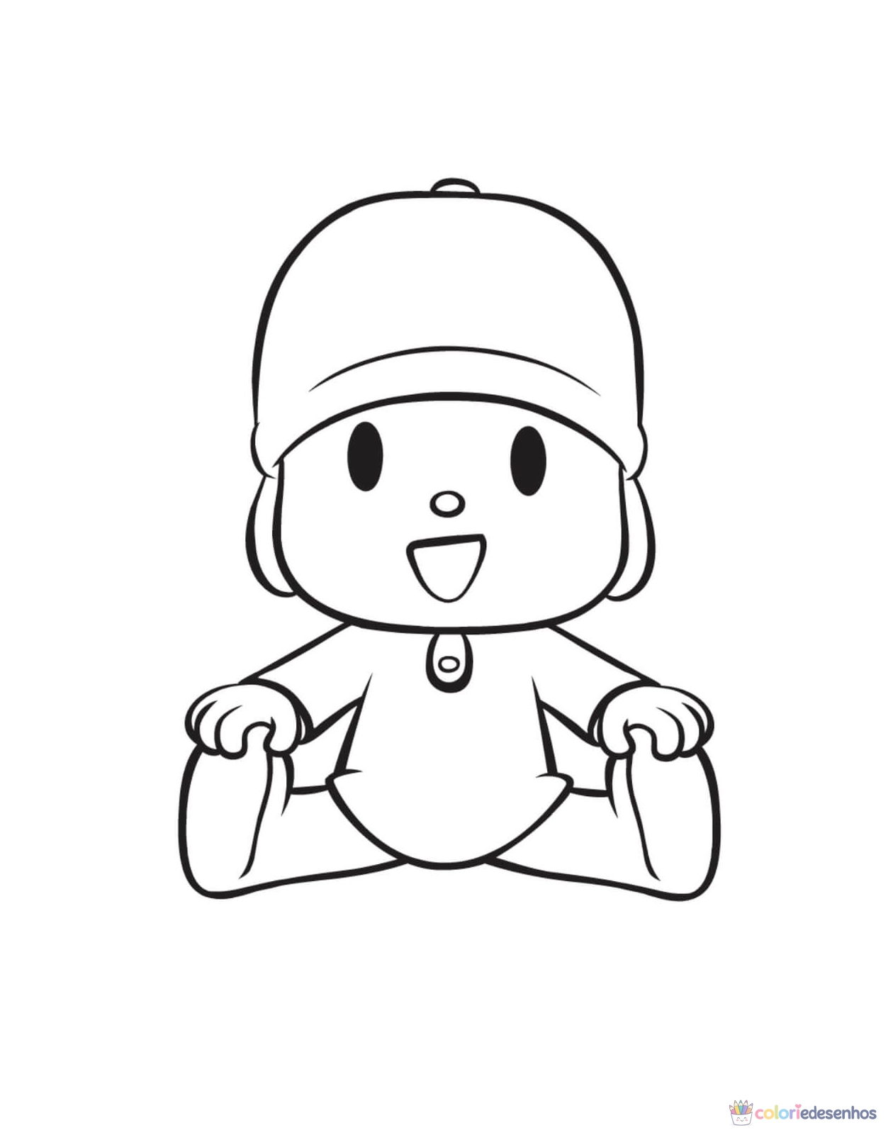 Pocoyo para colorir
