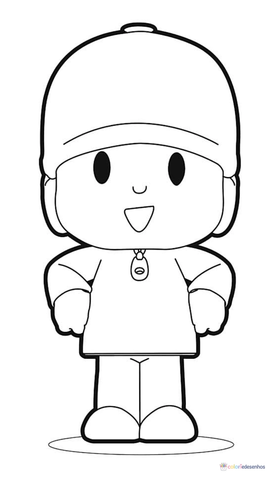 Pocoyo para colorir