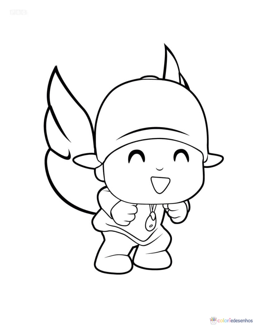 Pocoyo para colorir