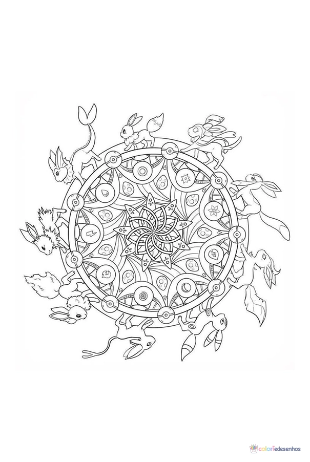 Pokémon para colorir