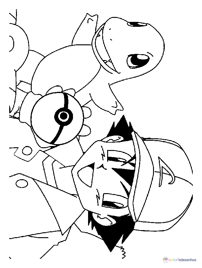 Desenhos de Pokémon para colorir
