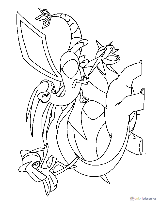 Pokemon para colorir
