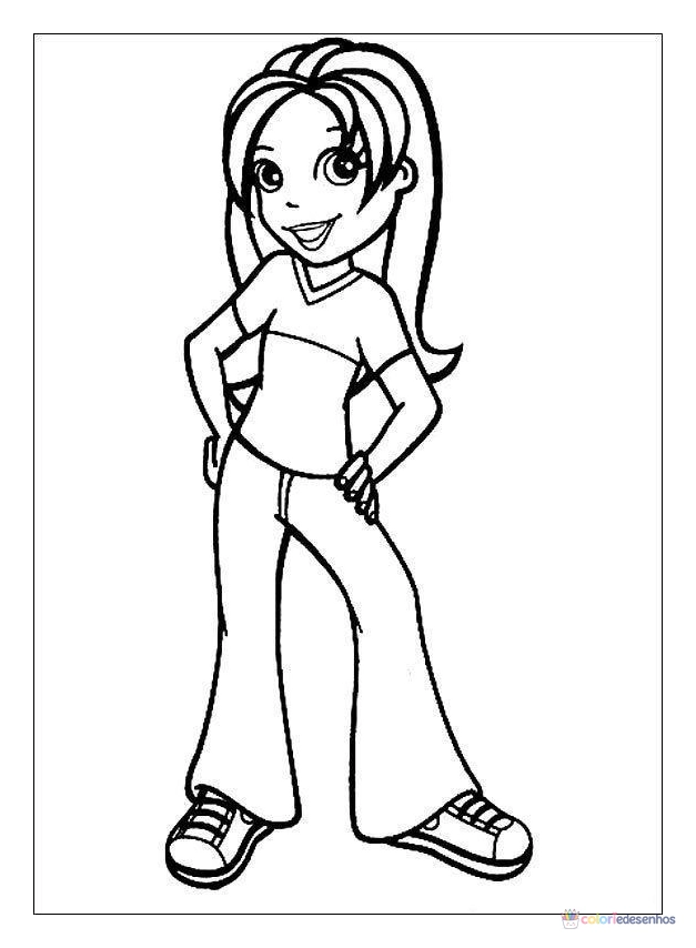 Polly Pocket para colorir