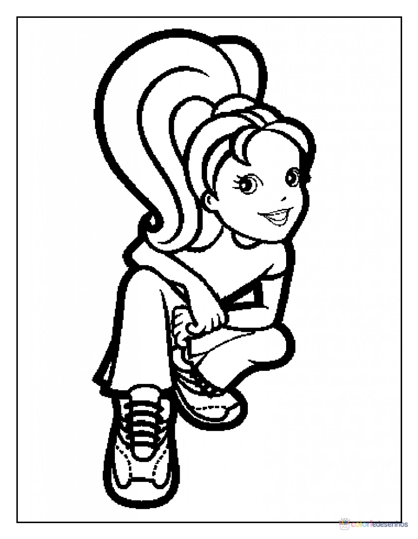 Polly Pocket para colorir