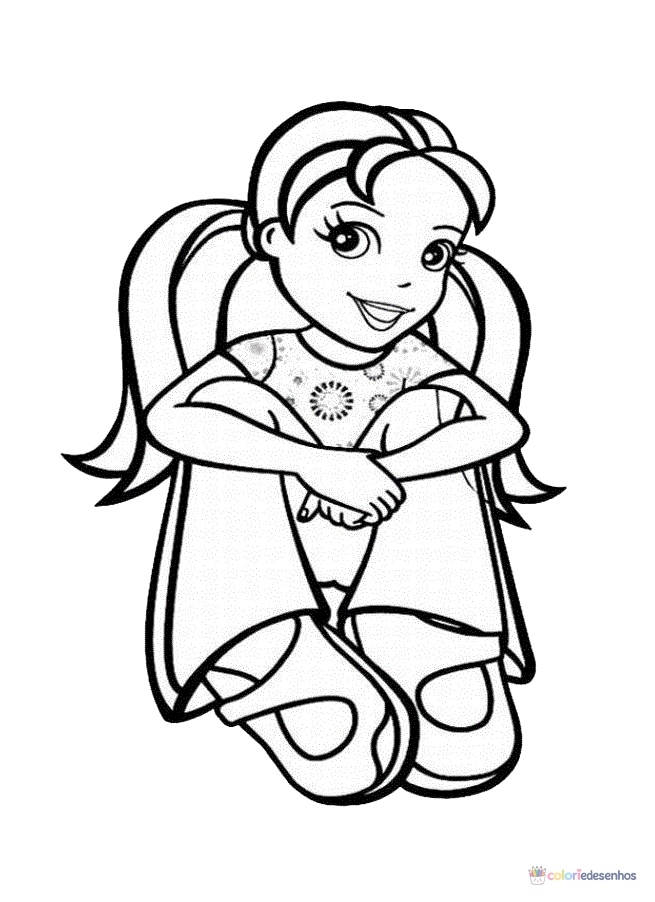 Polly Pocket para colorir