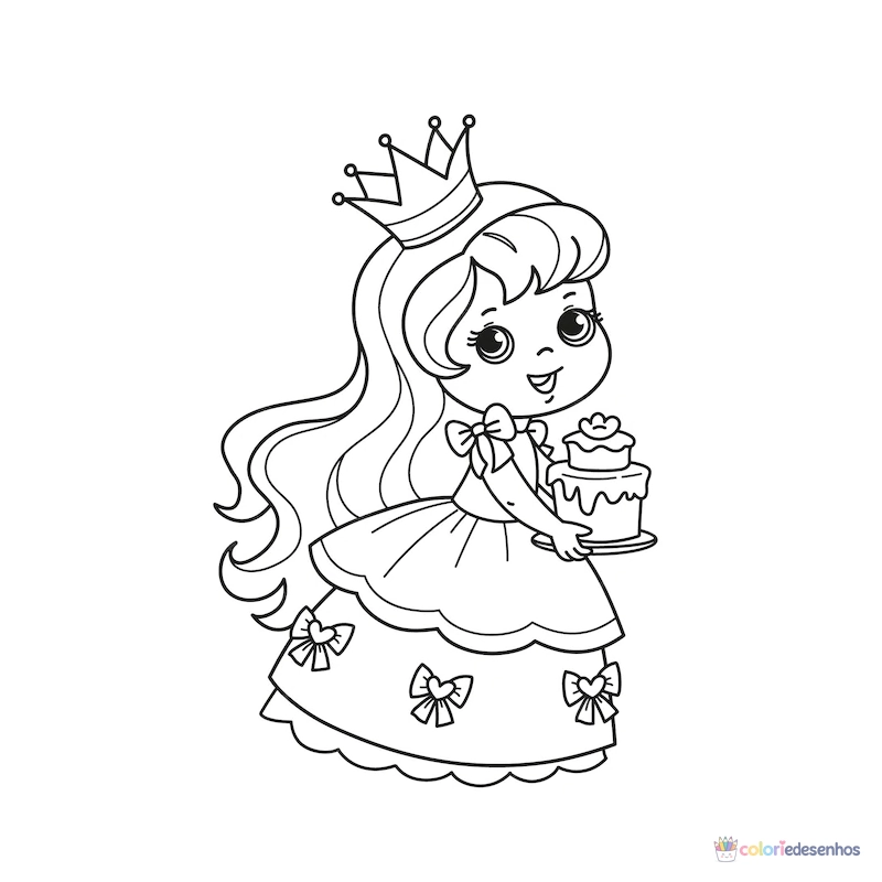 Princesas para colorir