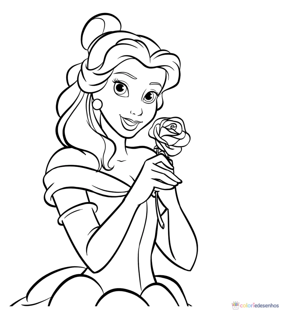 Princesas para colorir