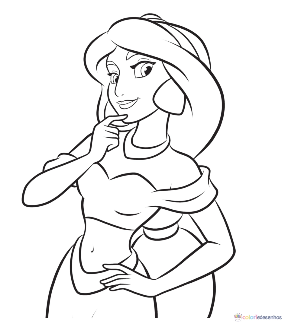 Princesas para colorir