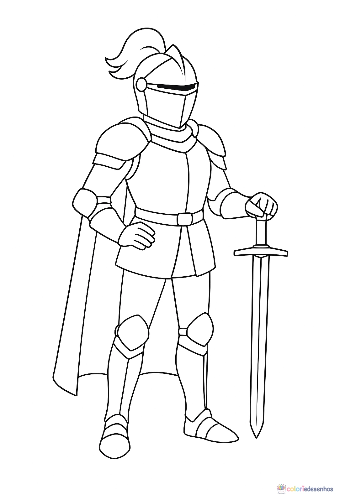 Príncipe para colorir