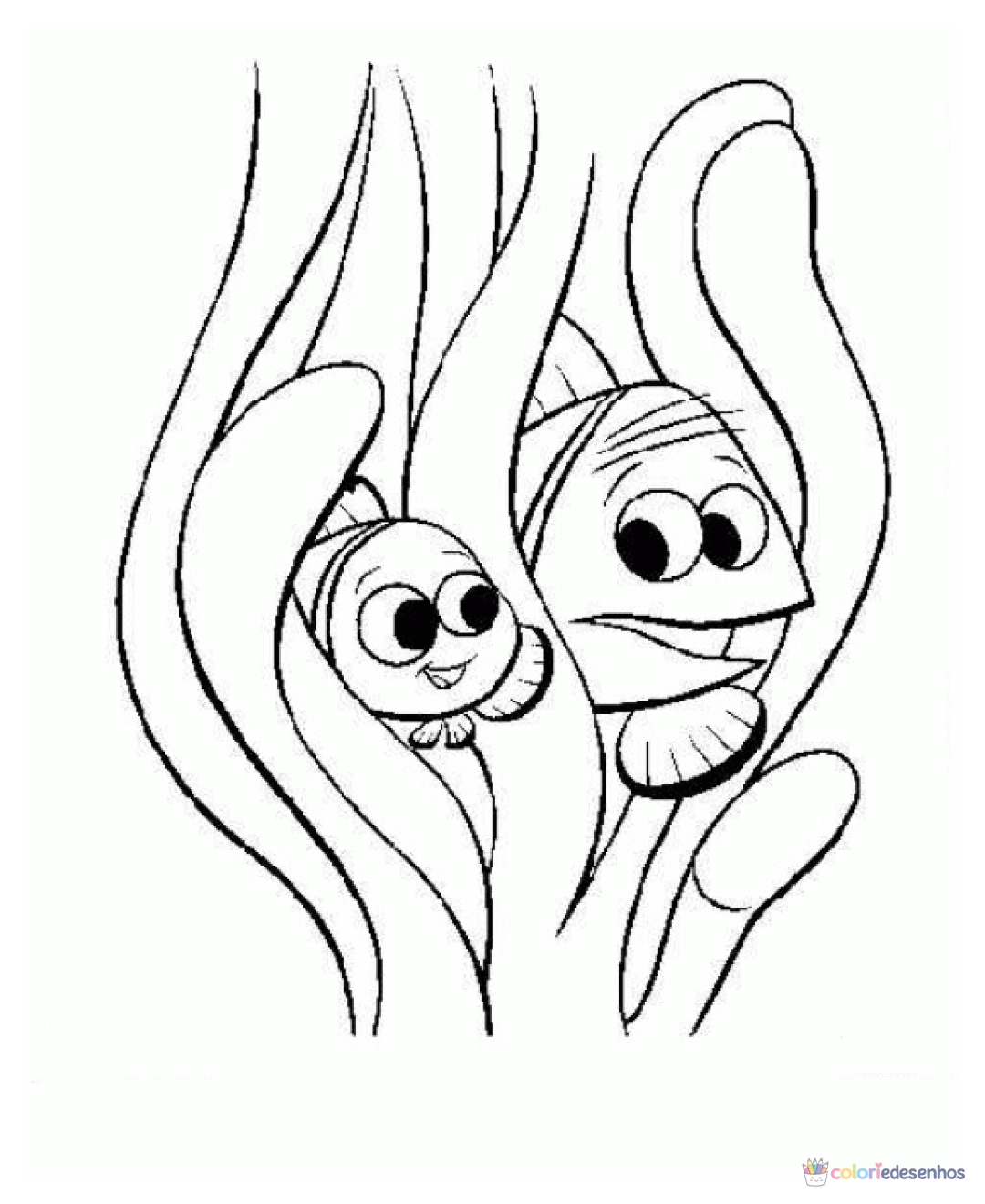 Procurando Nemo para colorir