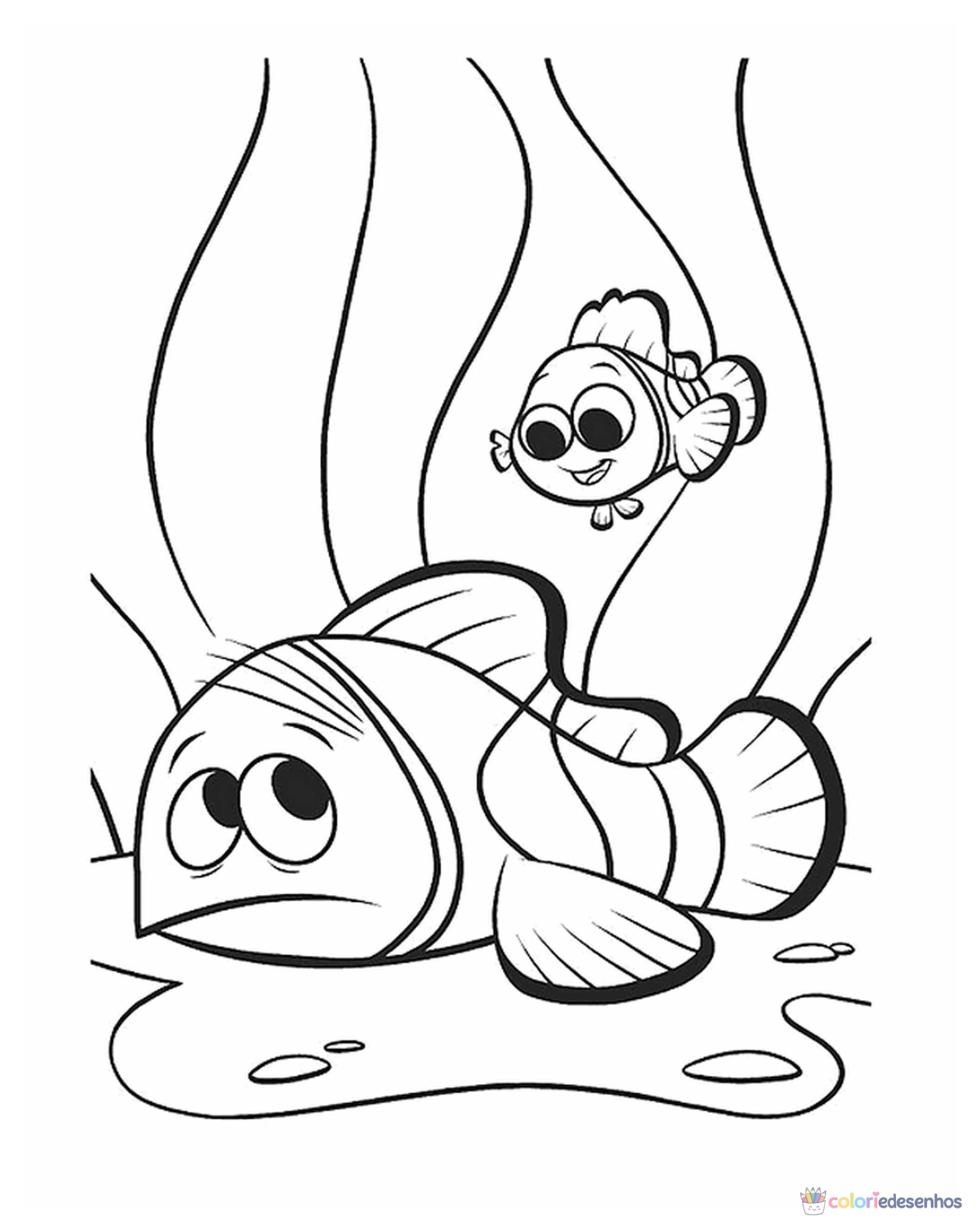 Procurando Nemo para colorir
