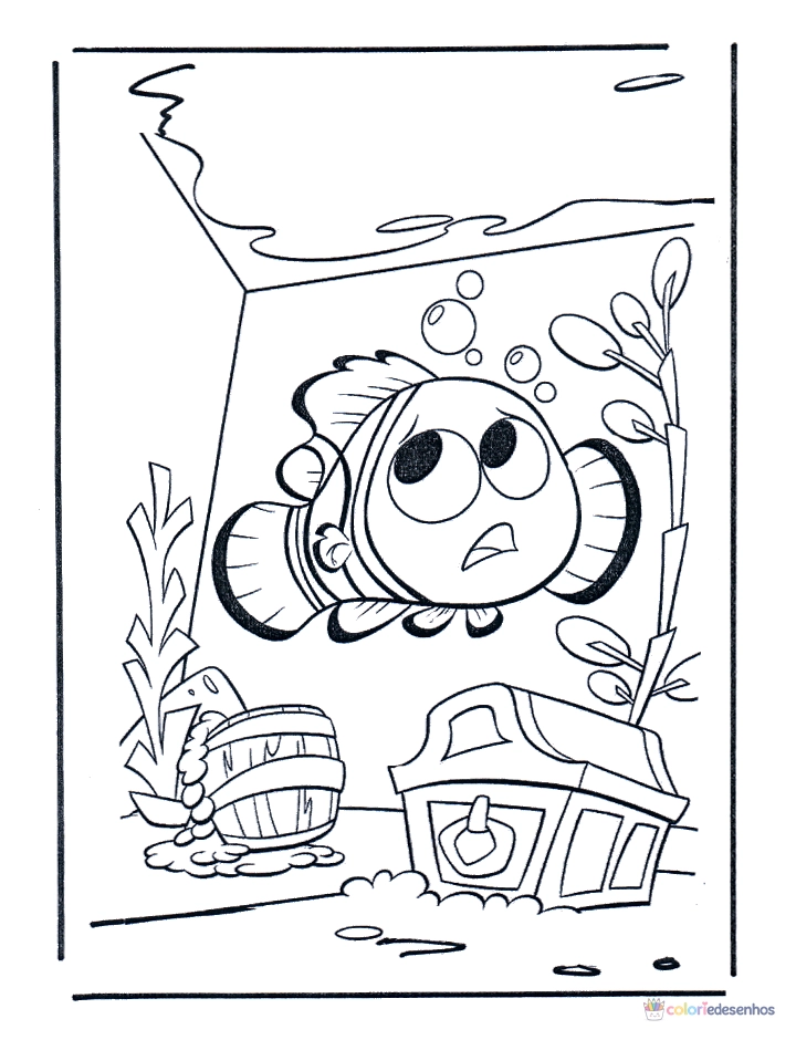 Procurando Nemo para colorir