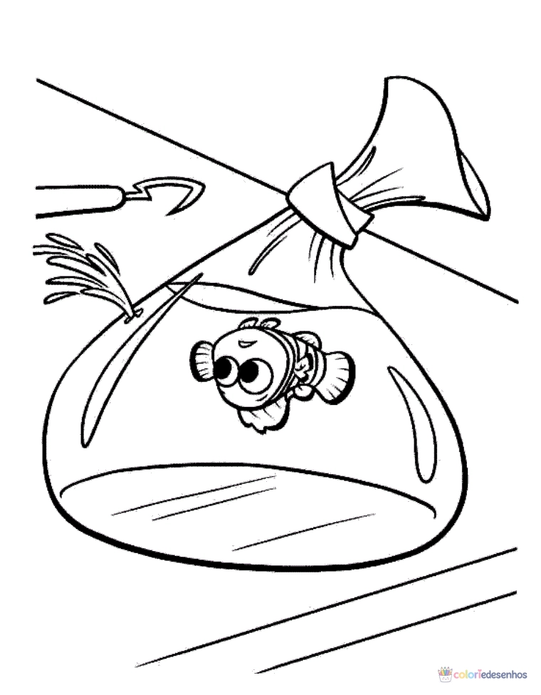 Procurando Nemo para colorir