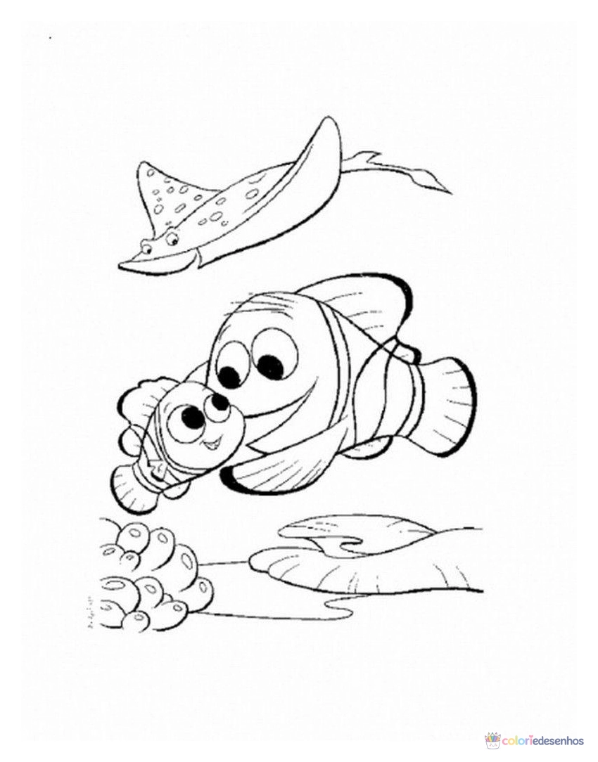 Procurando Nemo para colorir