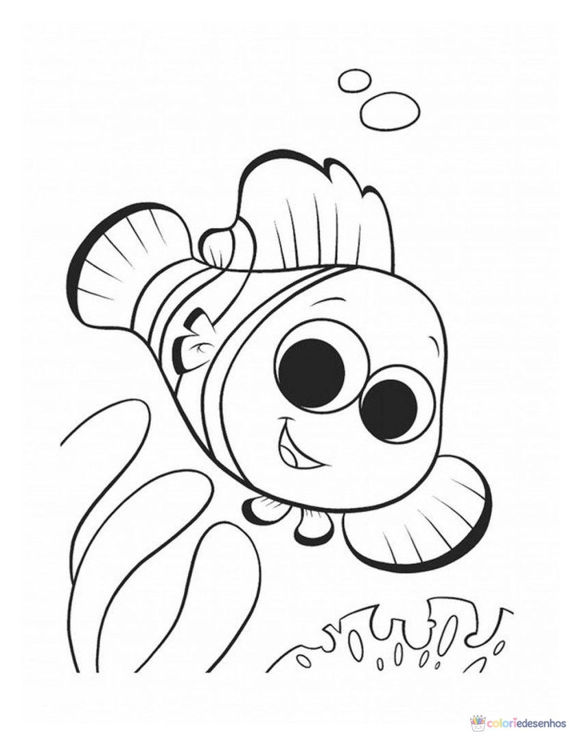 Procurando Nemo para colorir