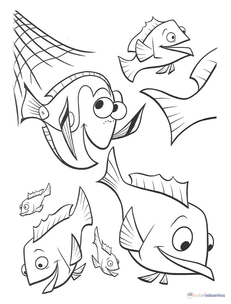 Procurando Nemo para colorir