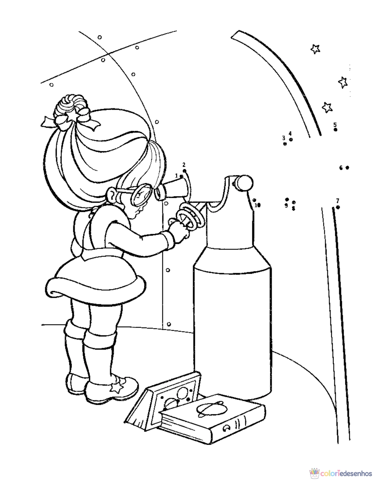 Rainbow Brite para imprimir e colorir para colorir