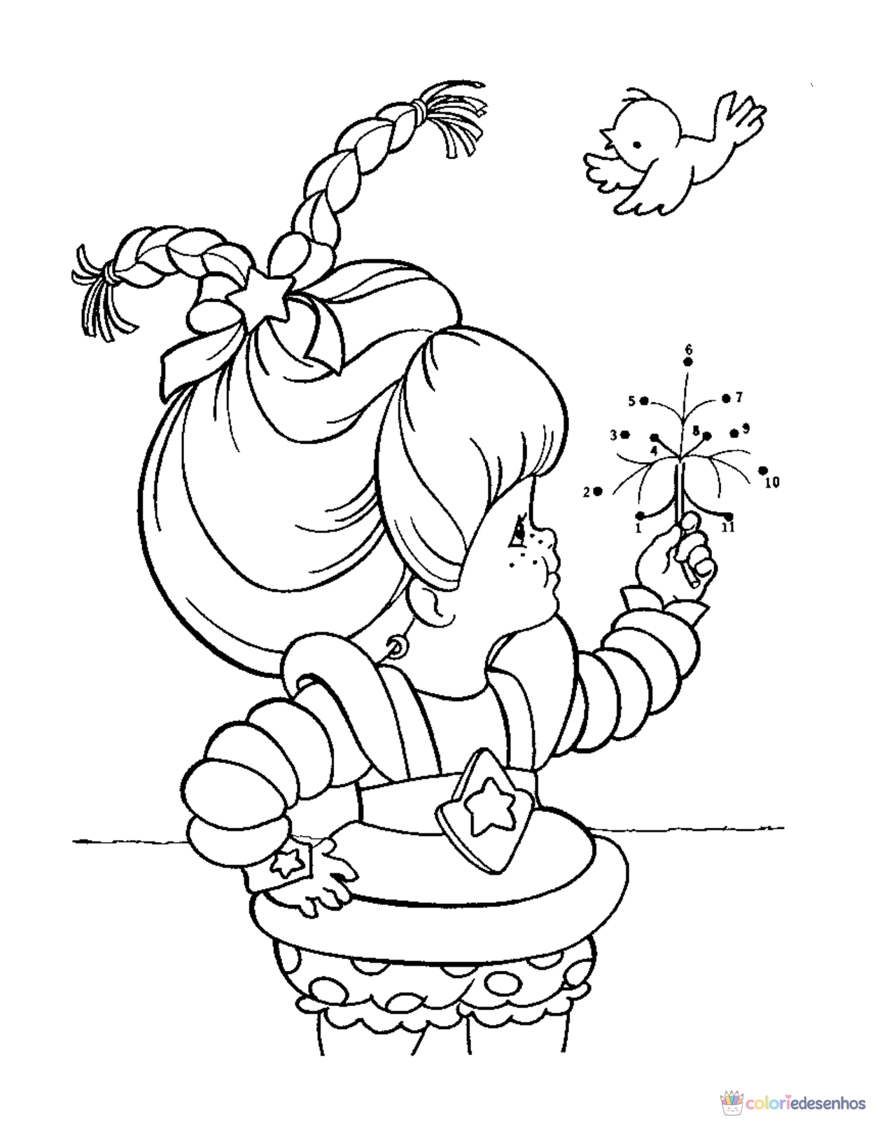 Rainbow Brite para imprimir e colorir para colorir