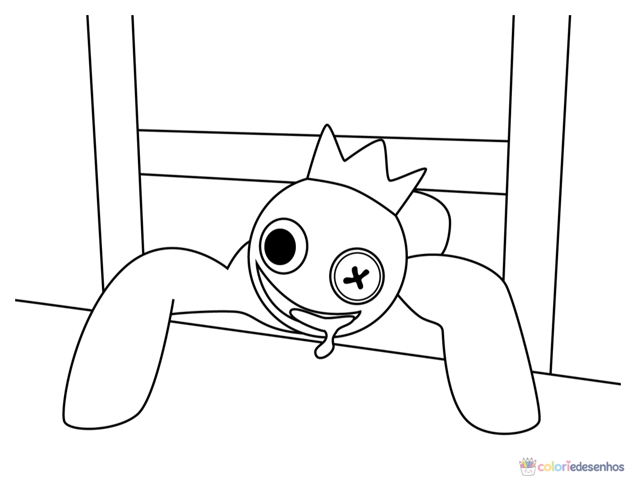 Rainbow Friends para colorir
