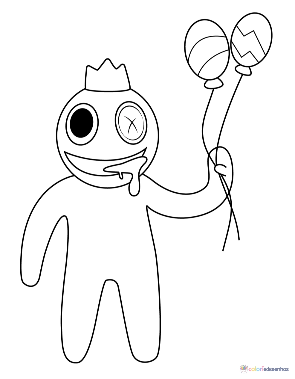 Rainbow Friends para colorir