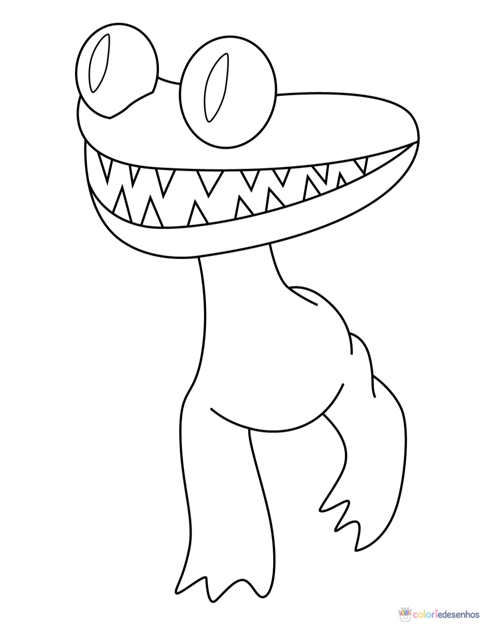 Rainbow Friends para colorir