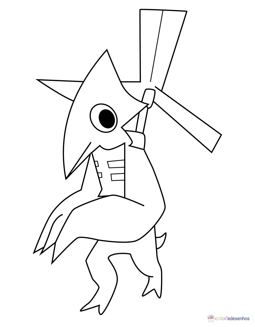 Rainbow Friends para colorir