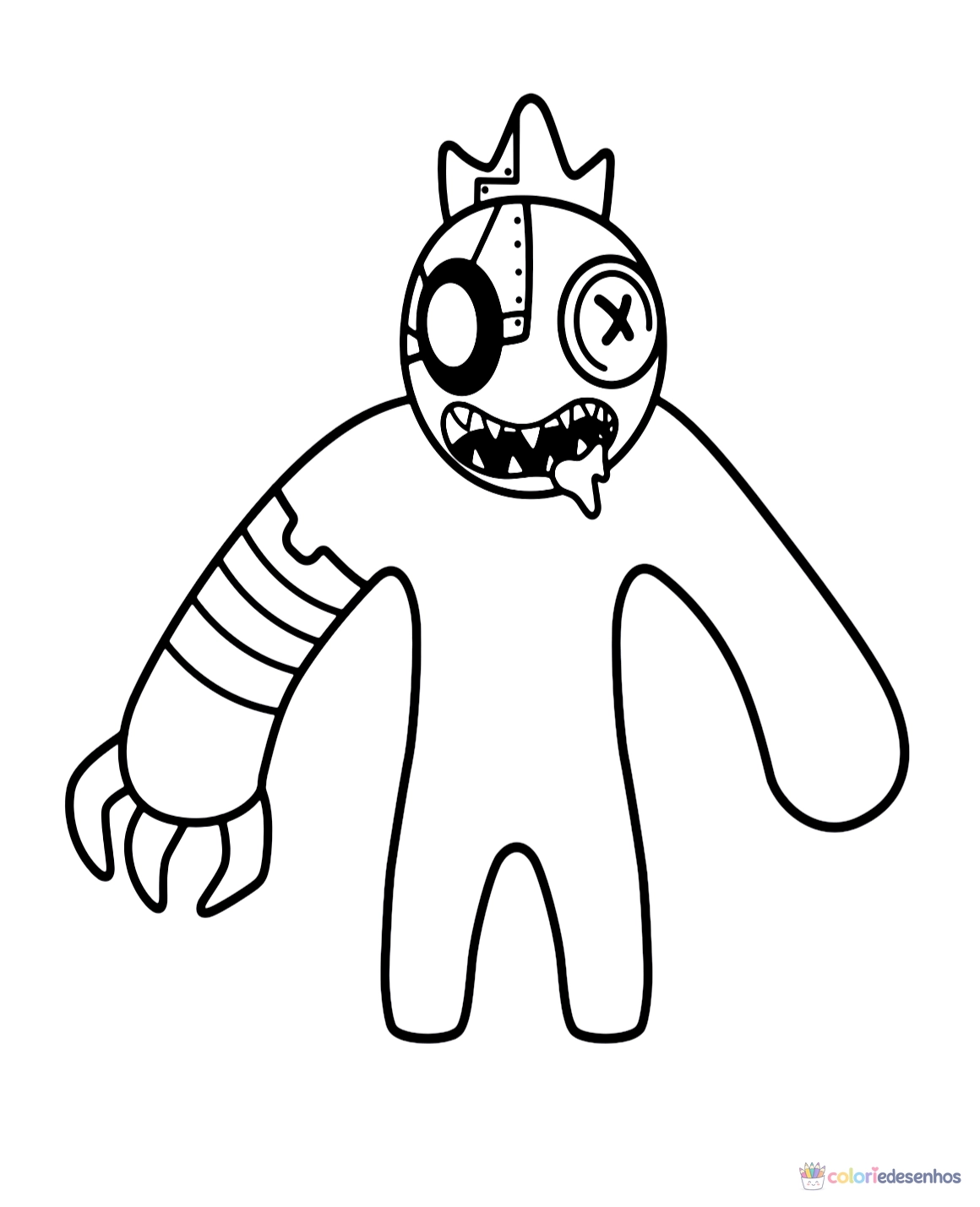 Rainbow Friends para colorir