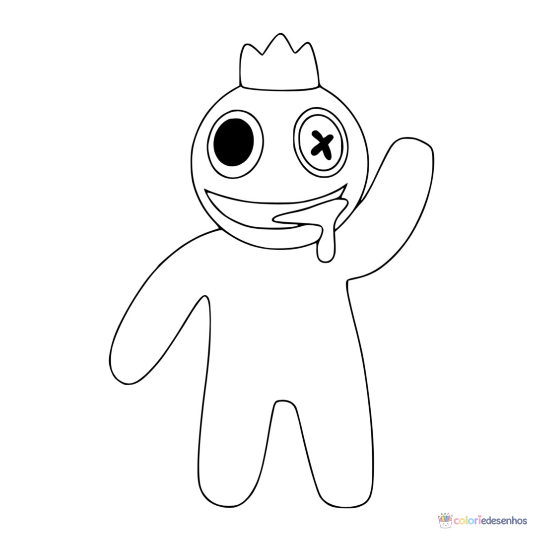 Rainbow Friends para colorir