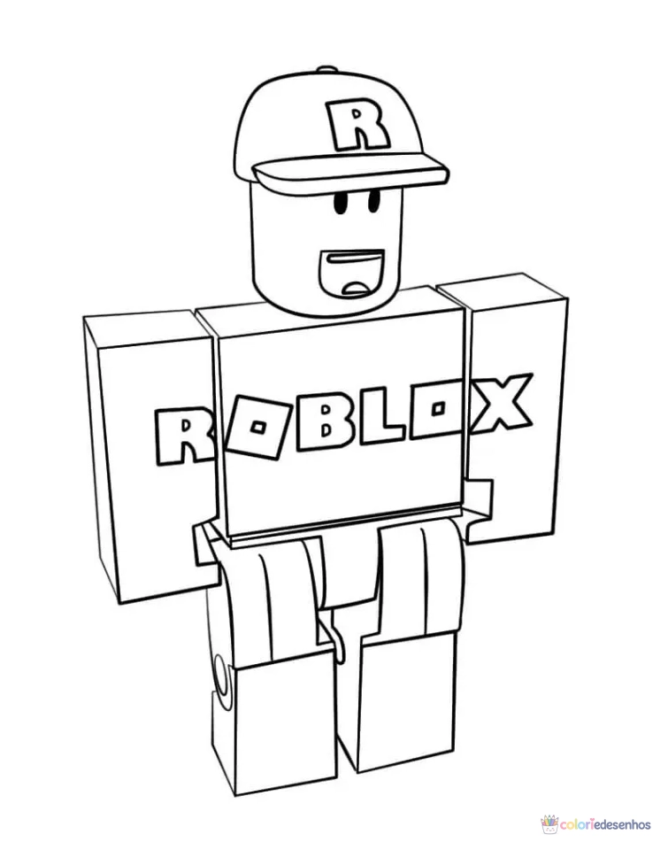 Roblox para colorir