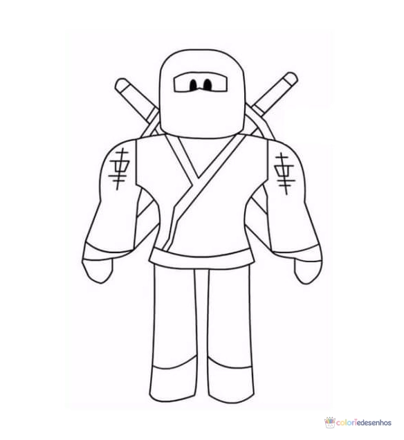 Roblox para colorir