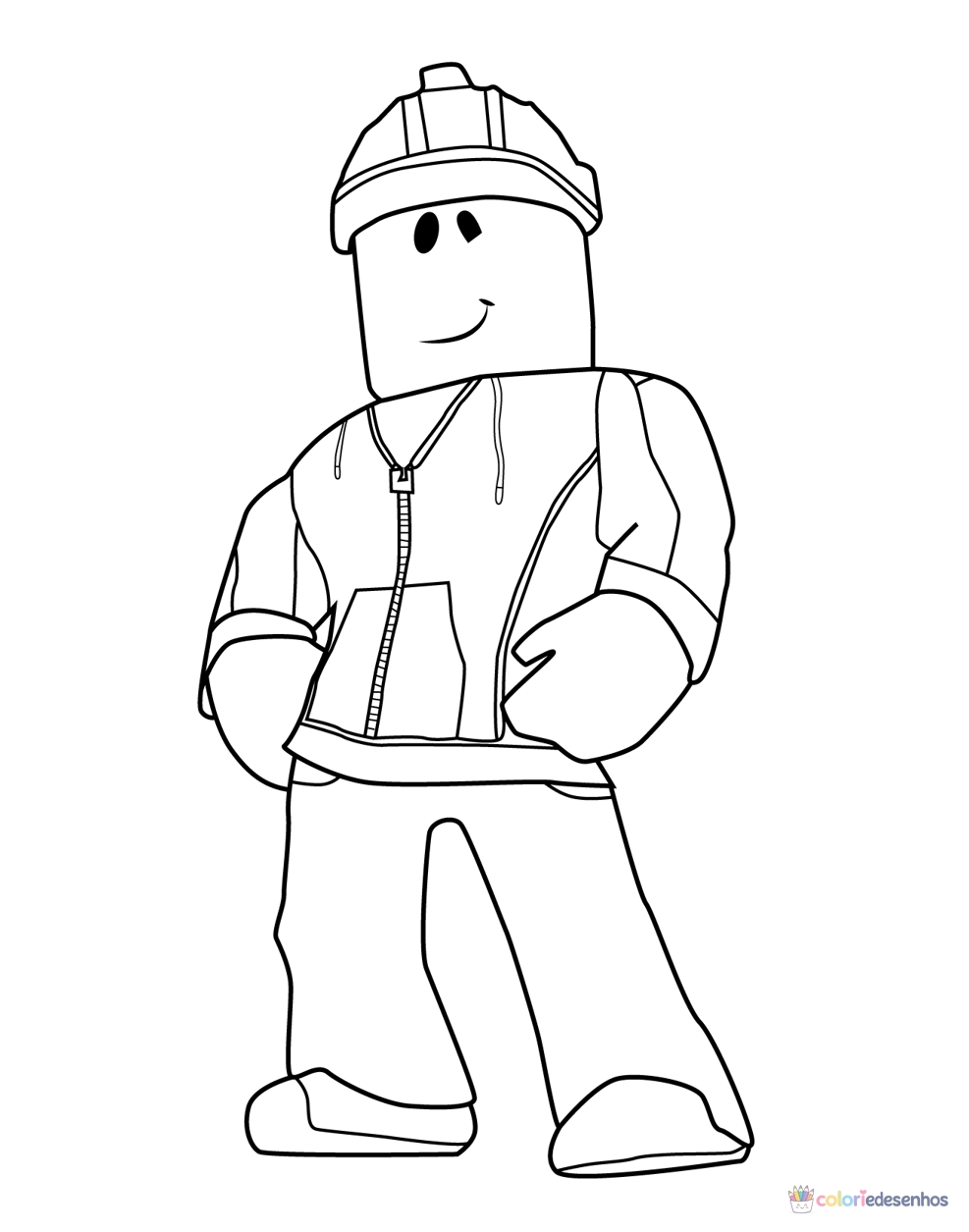 Roblox para colorir