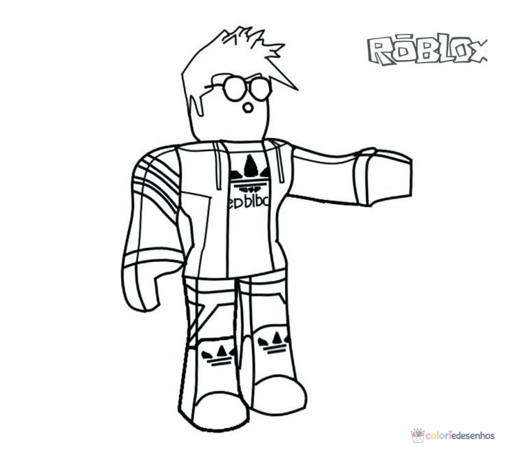Roblox para colorir
