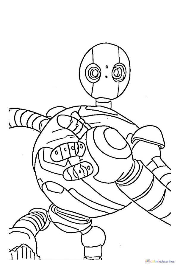 Robô Selvagem para colorir