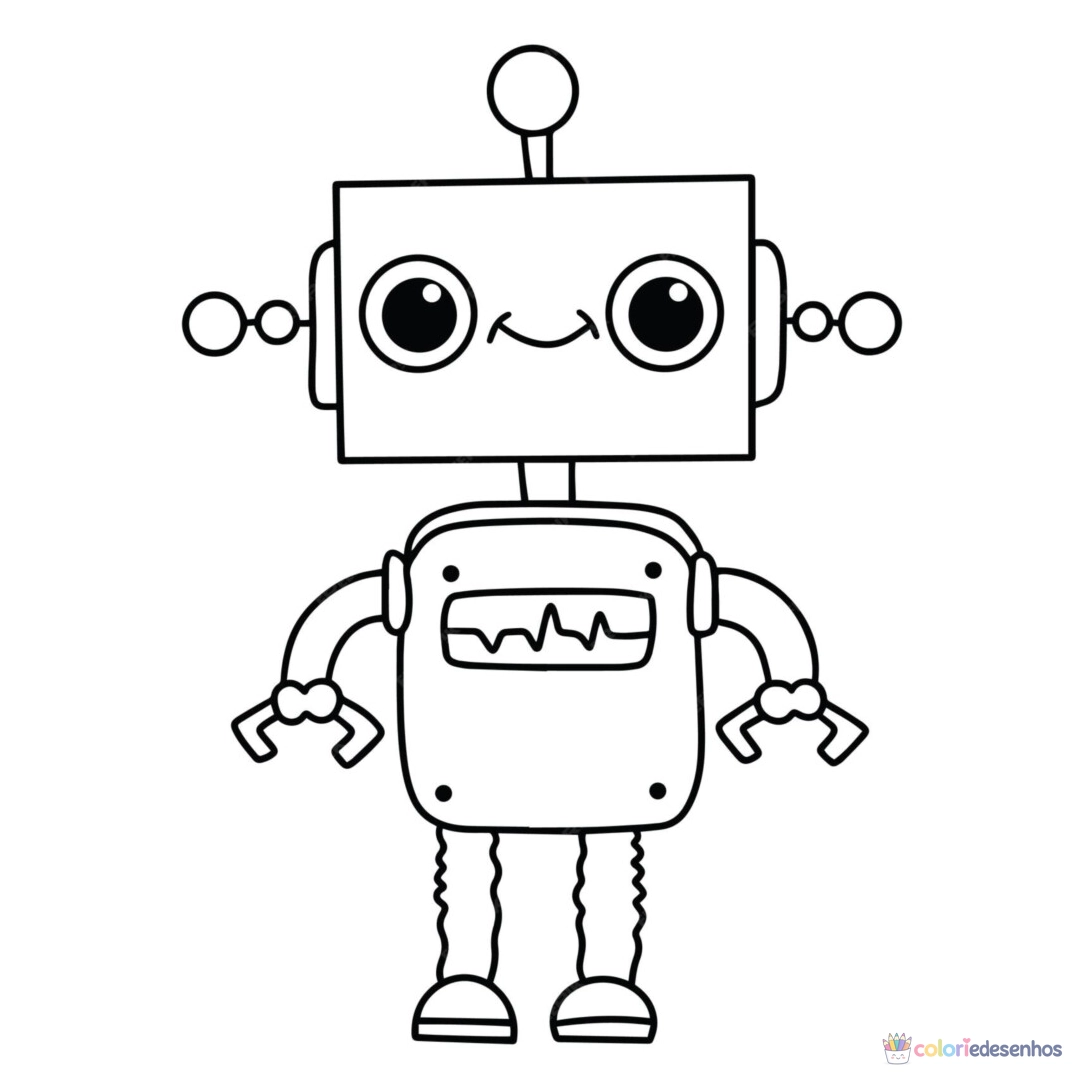 Robô para colorir