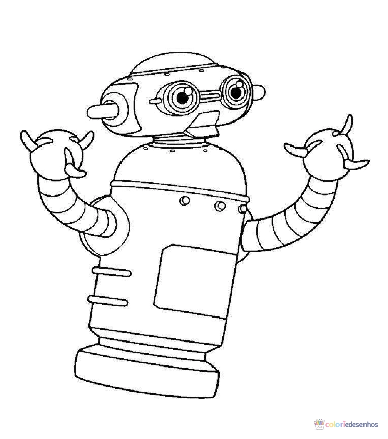 Robôs para colorir