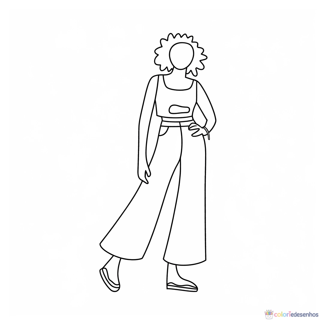 Roupas para colorir