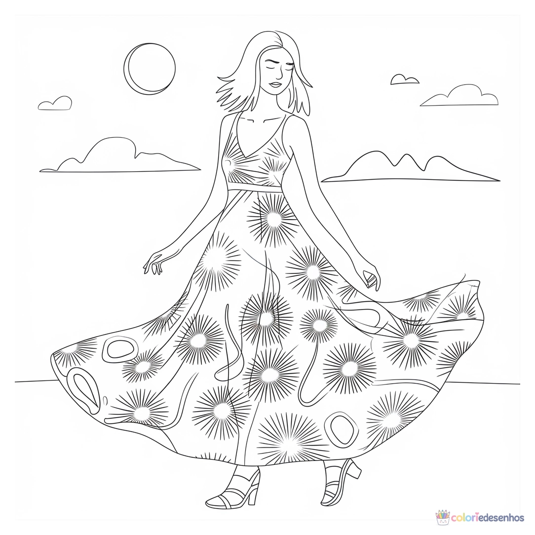 Roupas para colorir