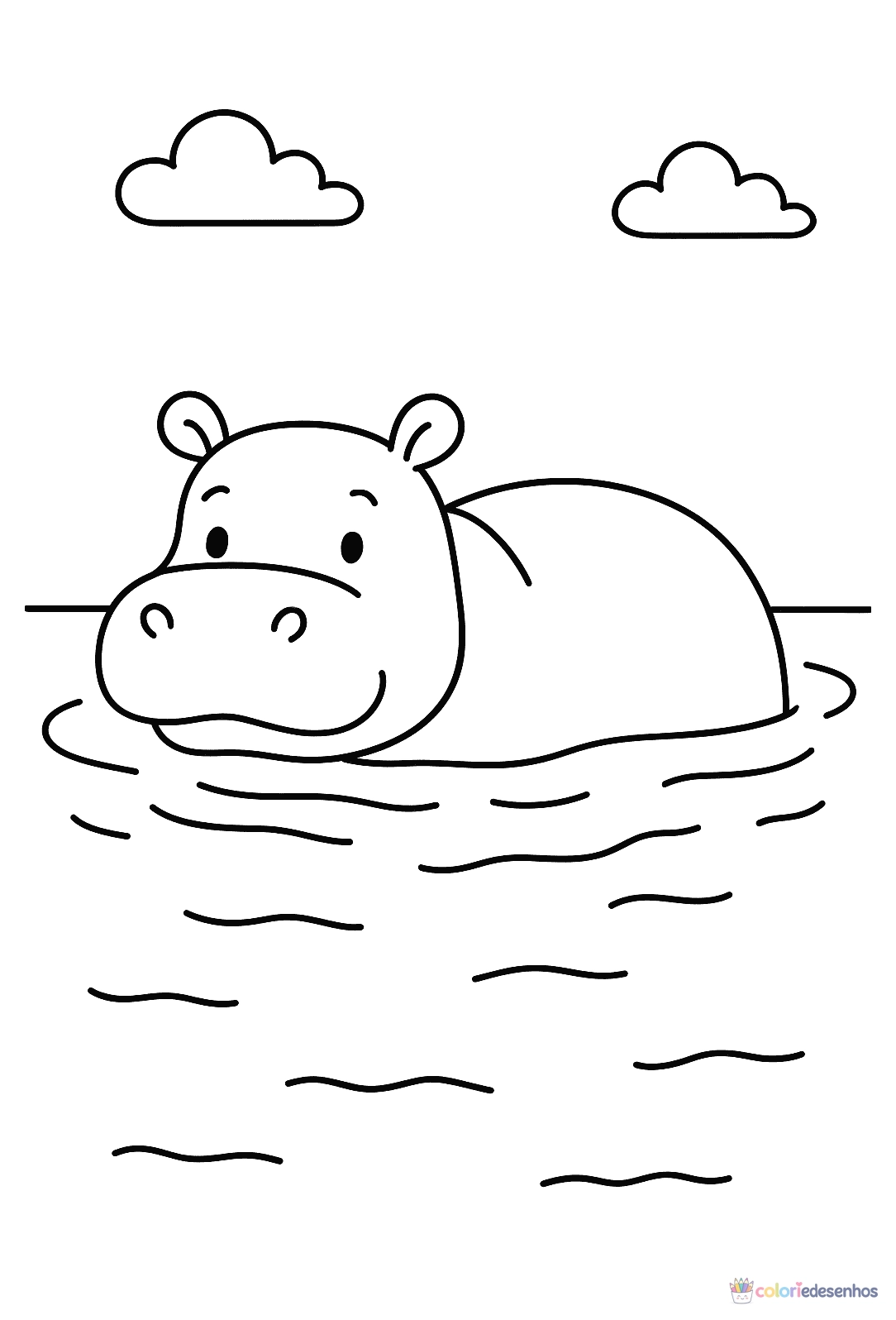Safari para colorir