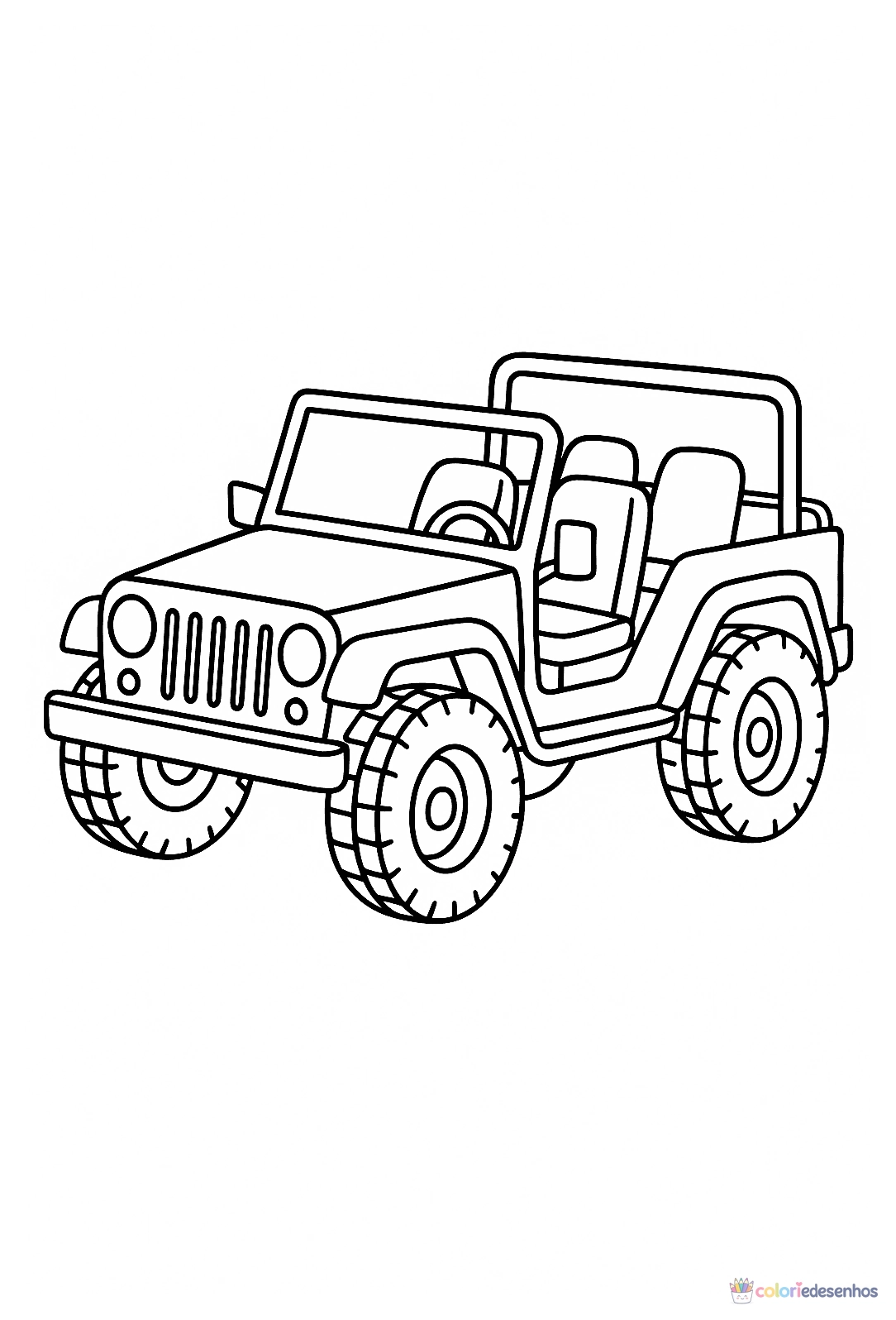 Safari para colorir