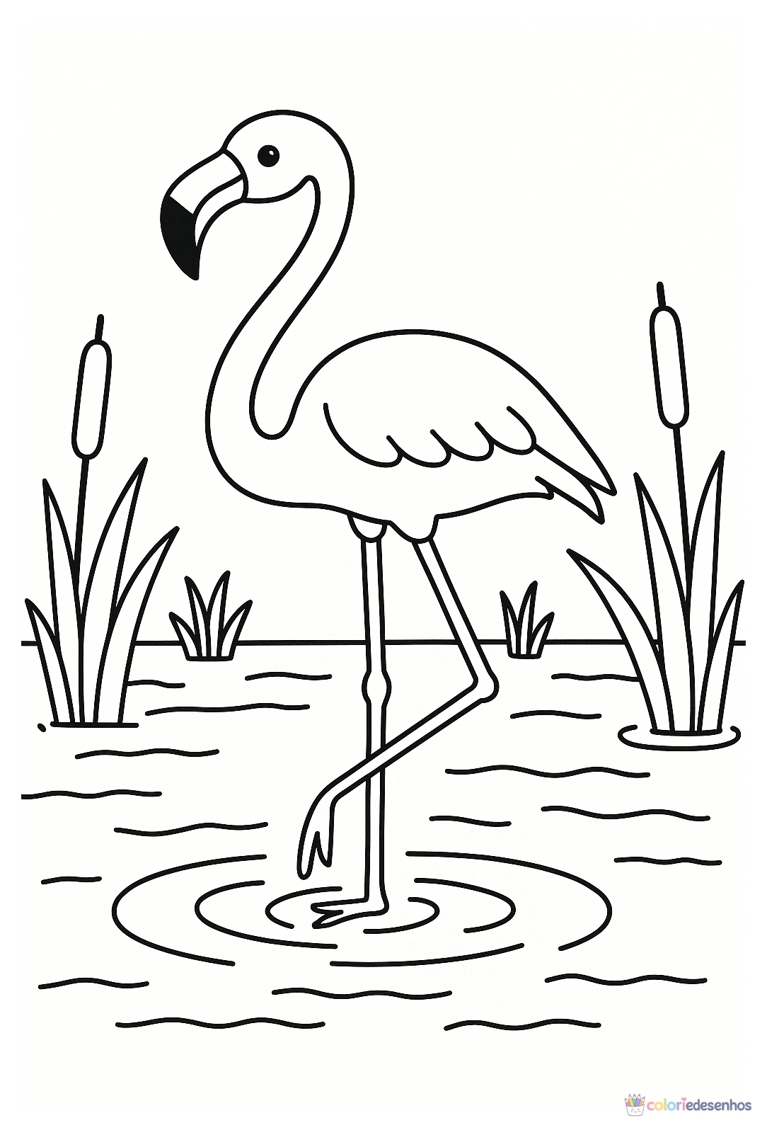 Safari para colorir